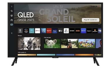 Samsung TQ32Q50AEU - 32" Diagonal klass Q50A Series LED-bakgrundsbelyst LCD-TV - QLED - Smart TV - Tizen OS - 1080p 1920 x 1080 - HDR - Quantum Dot -