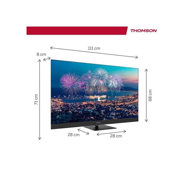 THOMSON TV QLED 4K 126 cm 50QG6C14 QLED Plus Google TV med soundbar