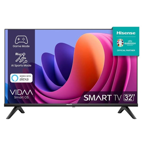 Smart TV Hisense 32A4N HD 32" LED Direct-LED musta