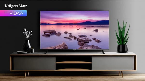 Kruger&Matz 50" televisio UHD älykäs DVB-T2/S2 H.265 Hevc VIDAA