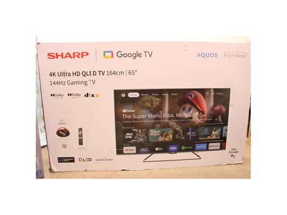 Sharp | 65GR8265E | 65 | Smart TV | Google TV | UHD | DAMAGED PACKAGING one size