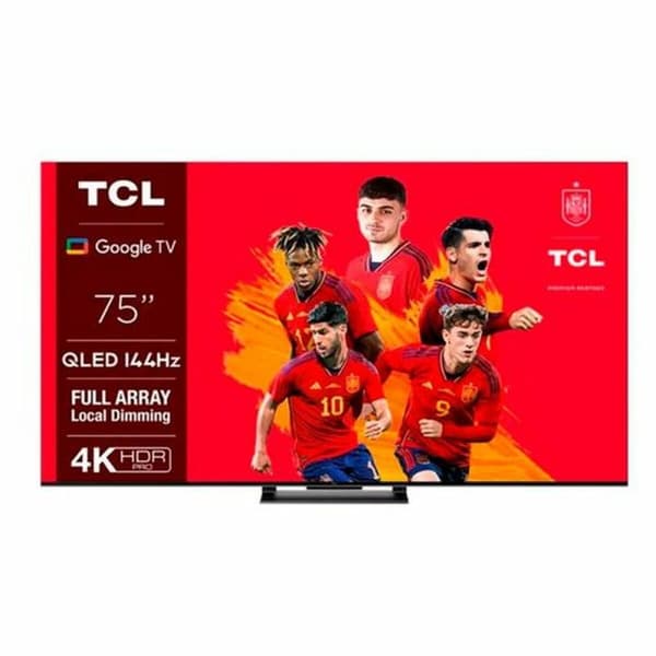 Smart TV TCL 75C745 4K Ultra HD 75" HDR QLED AMD FreeSync Titanium