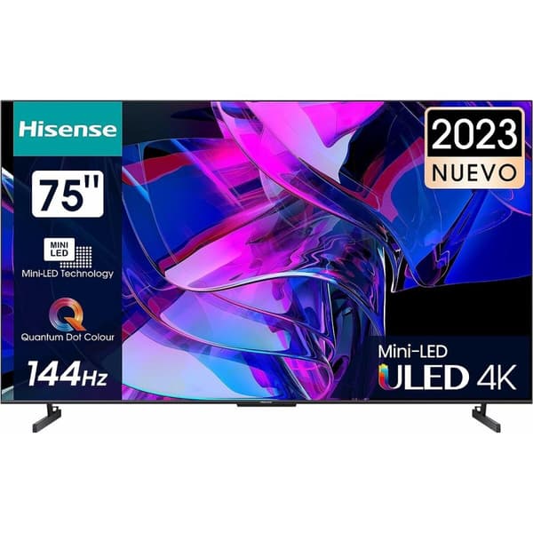 Smart TV Hisense 75U7KQ 4K Ultra HD 75" HDR QLED Anthracit