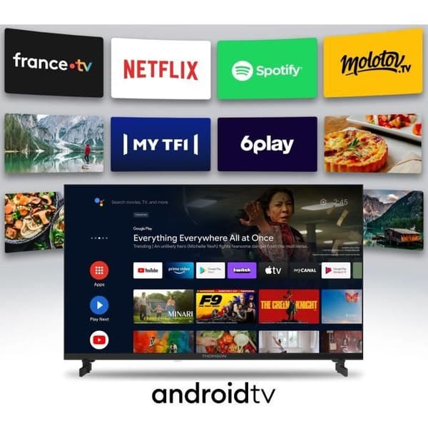 THOMSON 32HA2S13 - 32" (81 cm) LED-TV - HD - Android Smart TV - 3xHDMI 1.4