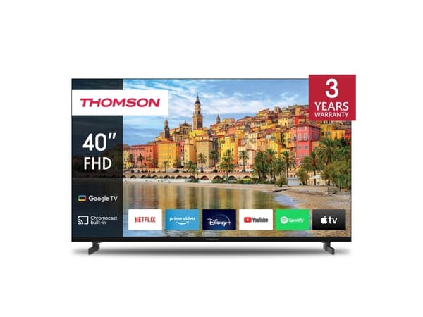 Thomson G63 Series 40FG2S14, 101,6 cm (40"), 1920 x 1080 piksler, LED, Smart TV, Wi-Fi, Sort Sort