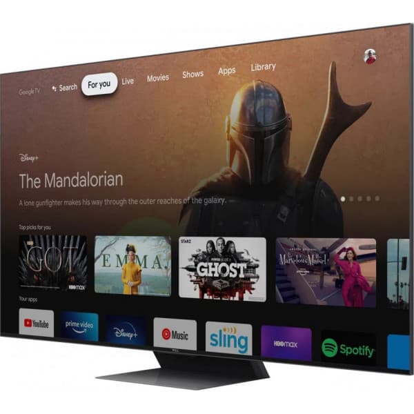 TCL MQLED87 55" 4K QLED Mini-LED Google TV