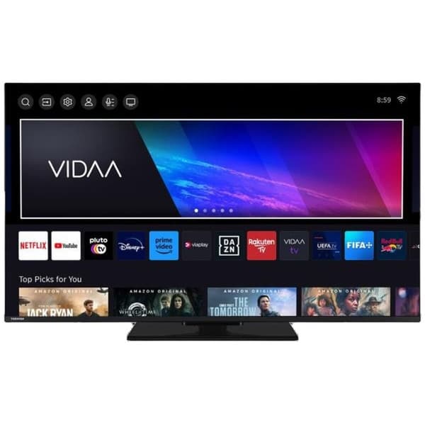 Smart TV Toshiba 50QV3463DG 4K Ultra HD QLED 50" musta
