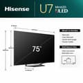 Pikkukuva 3 / 3: Smart TV Hisense 85U7NQ 4K Ultra HD 85" ULED