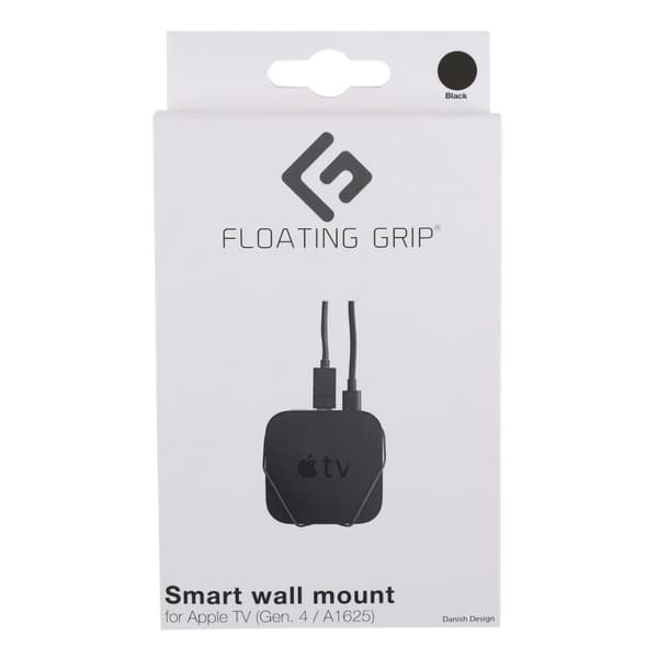 FLOATING GRIP Apple TV Gen. 4 vægbeslag sort