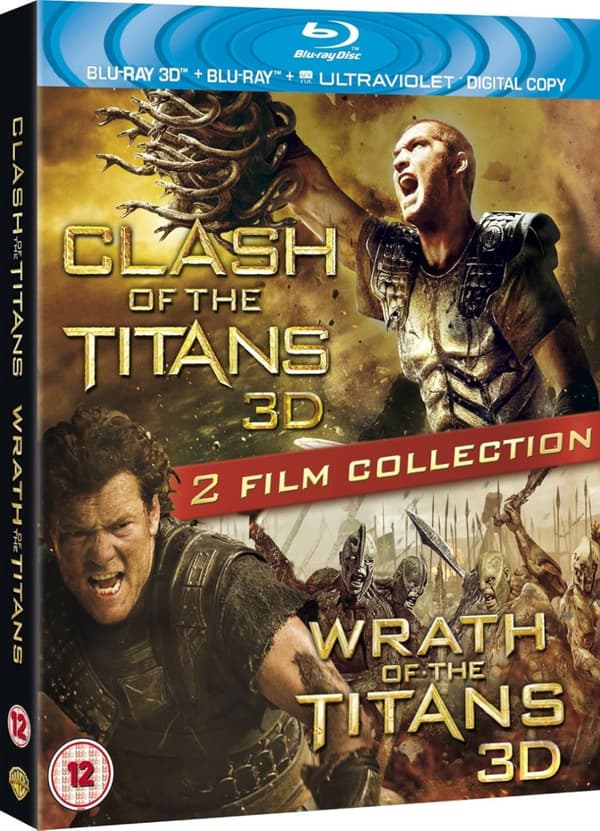 Clash Of The Titans (2010) 3D+2D / Wrath Of The Titans 3D+2D Blu-Ray