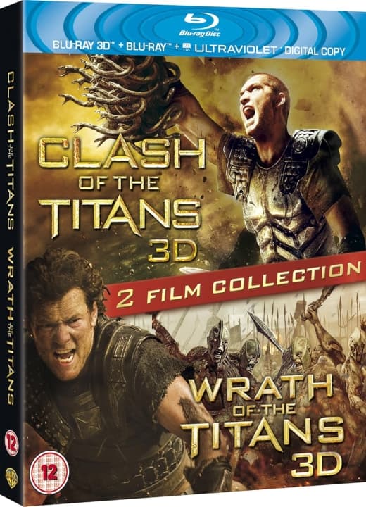 Clash Of The Titans (2010) 3D+2D / Wrath Of The Titans 3D+2D Blu-Ray