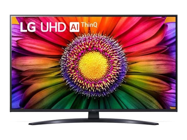 LG 43UR81003LJ - 43" Diagonalklasse UR81 Series LED-bakgrunnsbelyst LCD TV - Smart TV - webOS, ThinQ AI - 4K UHD (2160p) 3840 x 2160 - HDR - Direct L Sort