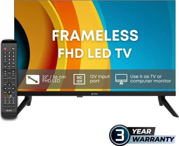 Television eSTAR LEDTV22R2T2, black