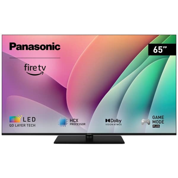 Smart TV Panasonic TV65W80AEZ 65" 4K Ultra HD HDR QLED Sort