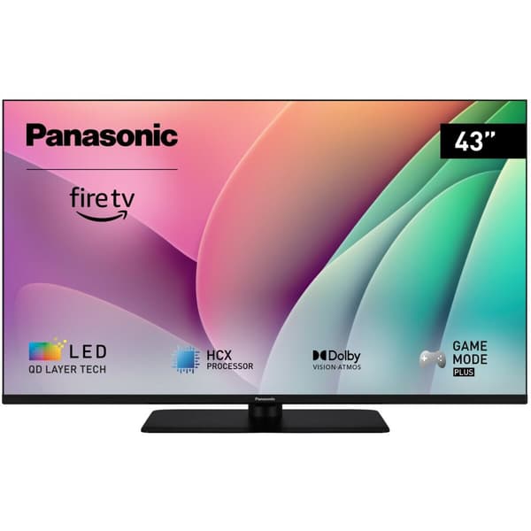 Smart TV Panasonic TV43W80AEZ 43" 4K Ultra HD HDR QLED Sort