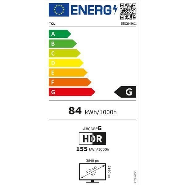 TCL 4K UHD TV - 55C649 - 1217339