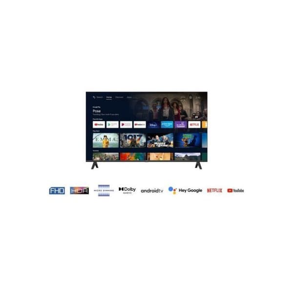 TV LCD - TCL - 40" - Full HD - Smart TV - Android TV - Dolby Audio