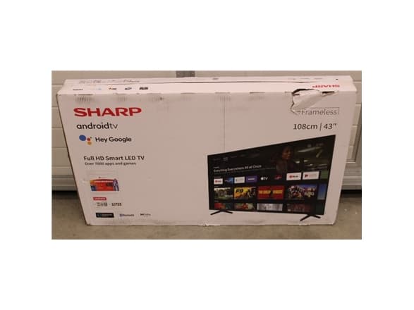 Sharp | 43FH2EA | 43" (108cm) | Smart TV | Android TV | FHD | Black | DAMAGED PACKAGING