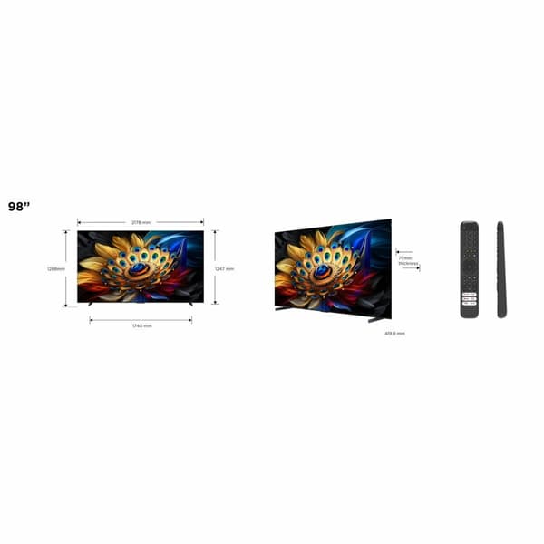 BRUGT Smart TV TCL 98C655 98" 4K Ultra HD LED QLED (Refurbished A)