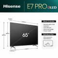 Miniatyrbillede 4 af 4: BRUGT Smart TV Hisense 65E7NQ 65" 4K Ultra HD LED HDR QLED (Refurbished A)
