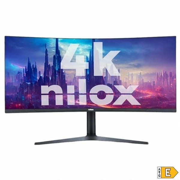 TV NILOX NXM344KD11 34" LED UWQHD 144Hz Curva - Svart - Smart TV - HDR - Wi-Fi