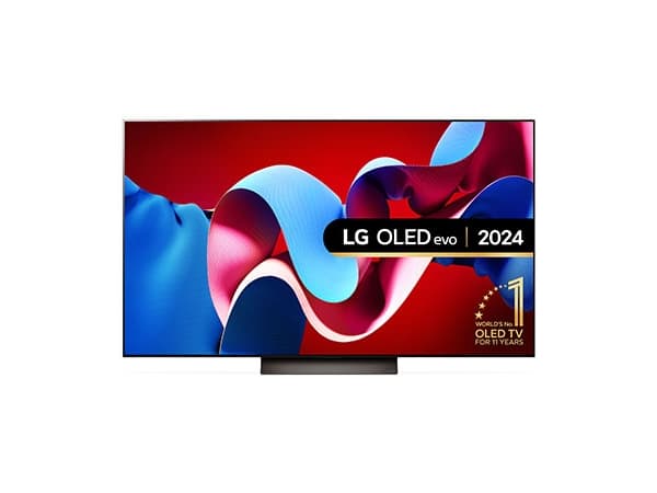 LG OLED evo C4 OLED77C44LA, 195,6 cm (77"), 3840 x 2160 piksler, OLED evo, Smart TV, Wi-Fi, Sort Sort