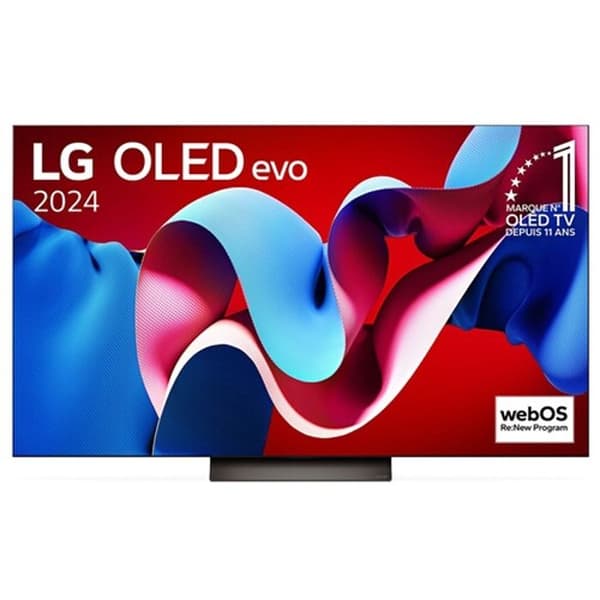 TV OLED - LG - OLED65C4 - 4K UHD - Dolby Atmos - 120Hz - 165 cm Svart