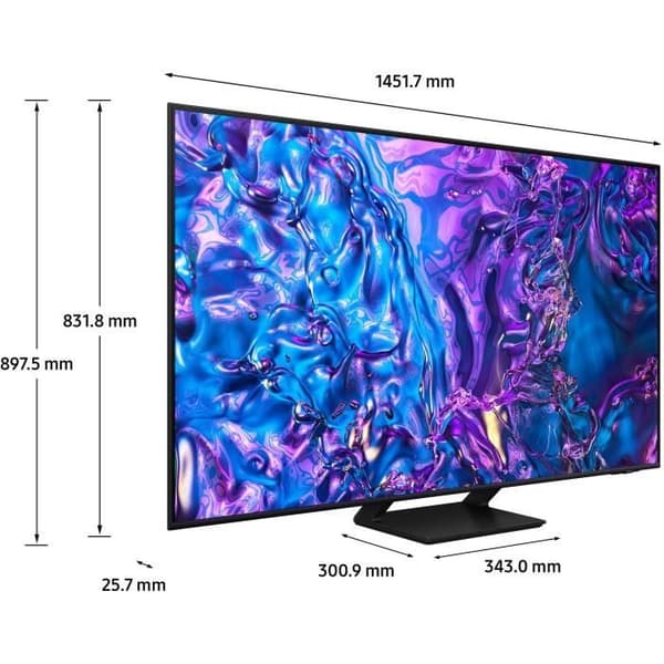 Samsung 65Q70D - 65'' (165 cm) QLED TV - 4K UHD 3840x2160 - 120 Hz - HDR10+ - Gaming Hub - Smart TV - 4xHDMI