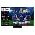 Miniatyrbild 1 av 4: QLED TV Mini LED TCL 50C805 127 cm 4K UHD Google TV Borstad aluminium