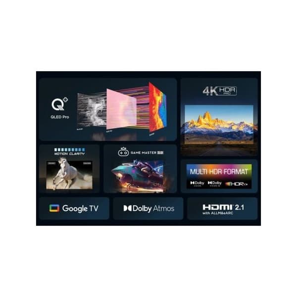TV QLED - TCL - 43C655 - 43 tum - UltraHD 4K - Smart TV - Dolby Vision