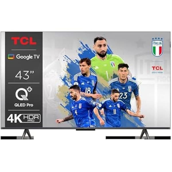 QLED-tv - TCL - 43C655 - 43 tum - UltraHD 4K - Dolby Vision - Smart TV Titan