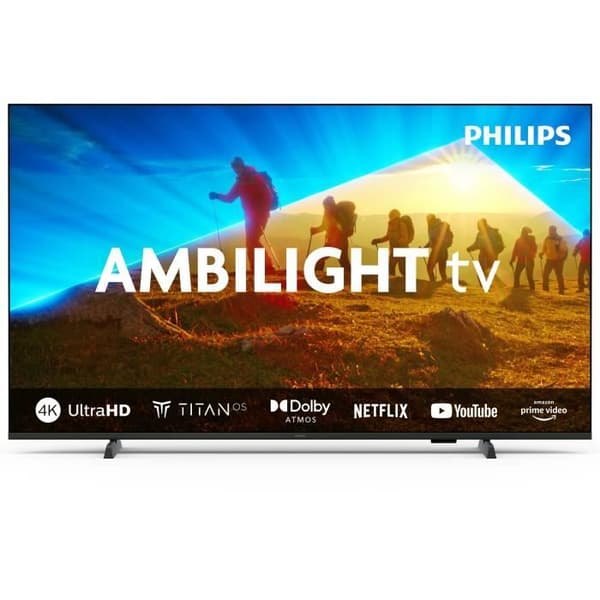 TV LED - PHILIPS - 55PUS8009 - 55 tum - 4K UHD - Svart