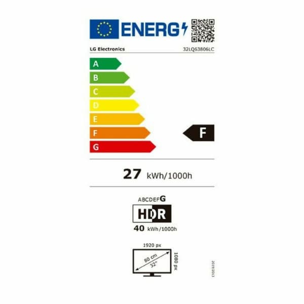 KÄYTETTY Smart TV LG Full HD 32" LED HDR (Kunnostetut Tuotteet A)
