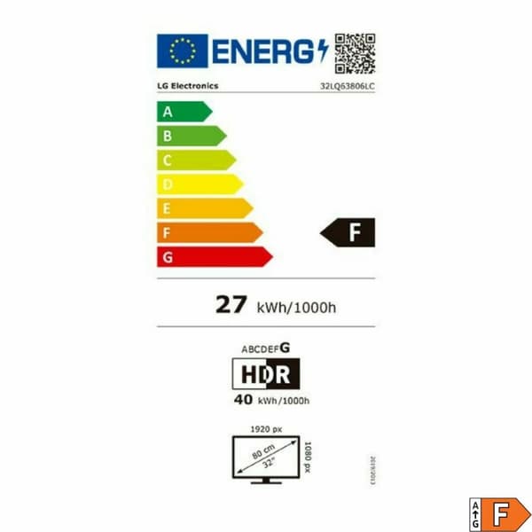 BRUKT Smart TV LG Full HD 32" LED HDR (Fikset A)