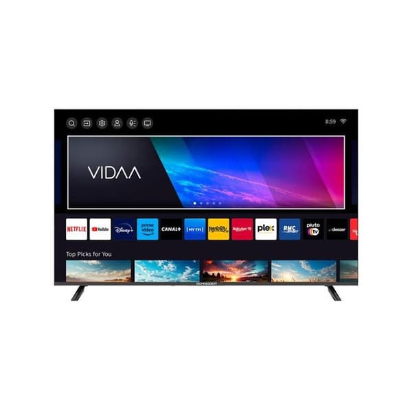 TV QLED 65" 4k VIDAA TV 4K - Uden ramme - 3xHDMI - 2xUSB - DV SCHNEIDER - GMS65A2