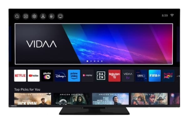 Toshiba 50UV3463DG, 127 cm (50"), 3840 x 2160 piksler, 4K Ultra HD, DLED, Smart TV, Sort Sort