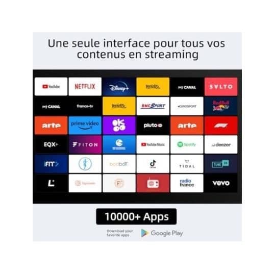 CHIQ TV QLED Full HD 80 cm L32QM8T- Google TV, QLED