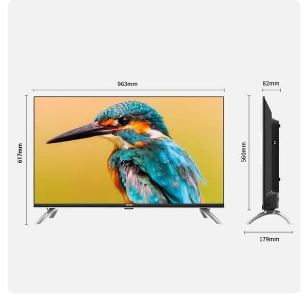 ANDROID SMART TV 43" (109 cm) U43H7A - 4K, Wifi, Bluetooth, Youtube, Netflix, Amazon Prime, Google Play-Connectivity 3 x HMDI 2.0