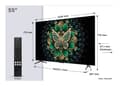 Miniatyrbilde 2 av 5: TCL C6K 55C6K TV 139.7 cm (55&quot;) 4K Ultra HD Smart TV Wi-Fi Metallic
