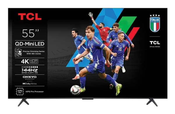 TCL 98C6K 139.7 cm (55&quot;) 4K Ultra HD Smart TV Wi-Fi Black Sort