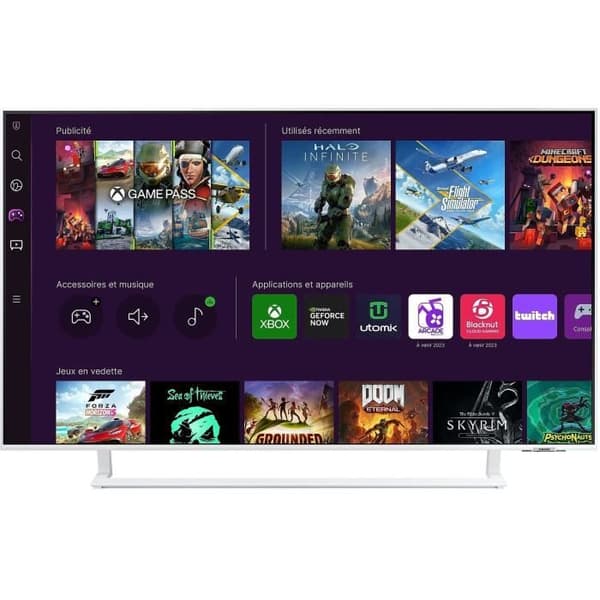 Samsung 43CU8510 - LED TV 43 (109 cm) - 4K UHD 3840x2160 - HDR - Smart TV - Gaming Hub - 3xHDMI - WiFi