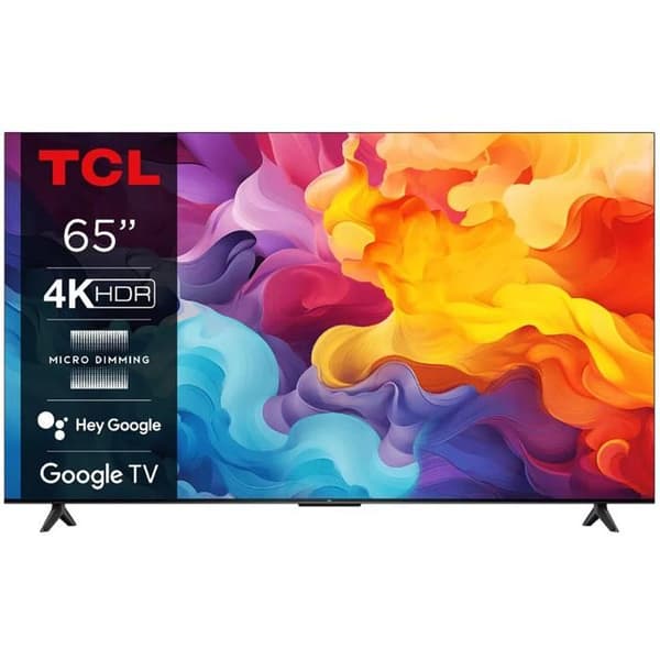 TCL LED TV 4K 164 cm 65V6B - Svart - TCL - LED - 65 tum - 4K UHD - Smart TV - HDR-kompatibel Titan