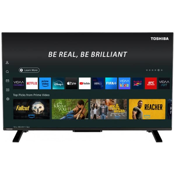 Smart TV Toshiba 40QV2F63DG 40" 4K Ultra HD HDR10+ HDR10 DVB-T2 400 Hz PQI QLED