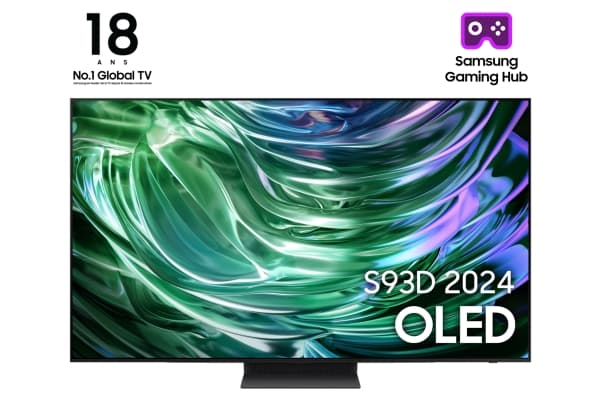 Samsung Series 9 TQ77S93DAE, 195.6 cm (77"), 3840 x 2160 pixels, OLED, Smart TV, Wi-Fi, Silver, Carbon