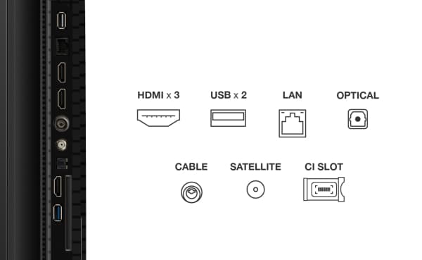 TCL P7K 65P7K, 165,1 cm (65"), 3840 x 2160 piksler, QLED, Smart TV, Wi-Fi, Metallisk