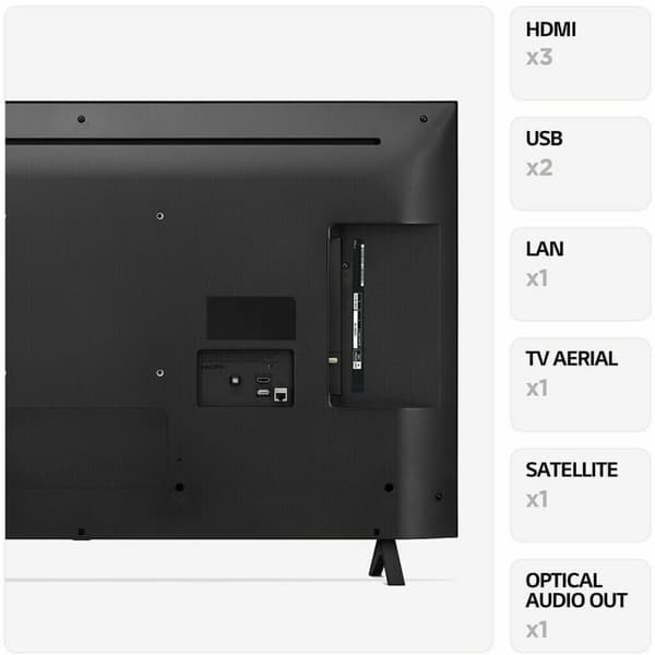 KÄYTETTY Smart TV LG 43UR78006LK.AEU 43" 4K Ultra HD HDR LCD (Kunnostetut Tuotteet A)