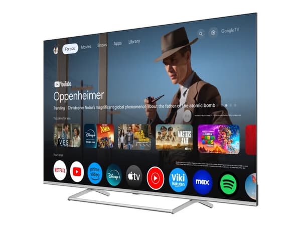 Sterk 164 cm LED-TV, 65 tommer, oppløsning: 3840 x 2160 piksler, 4K Ultra HD, H.265 HEVC, QLED [energiklasse E] (SRT65UG8773C)