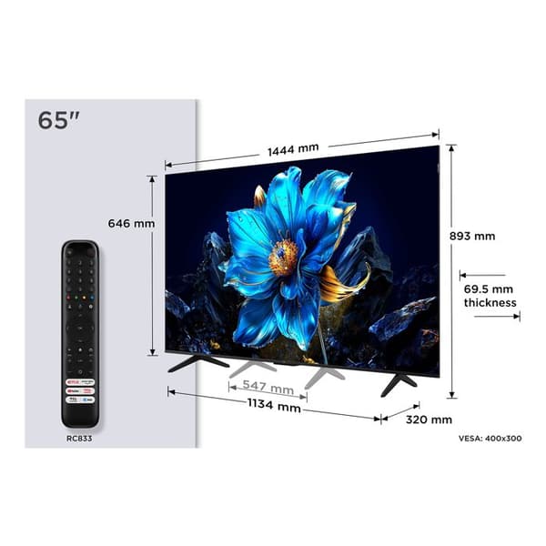 TCL 4K QLED 65P79K 164 cm GOOG