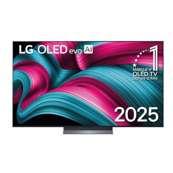TV OLED Evo LG OLED65C5 164 cm 4K UHD 2025 Svart