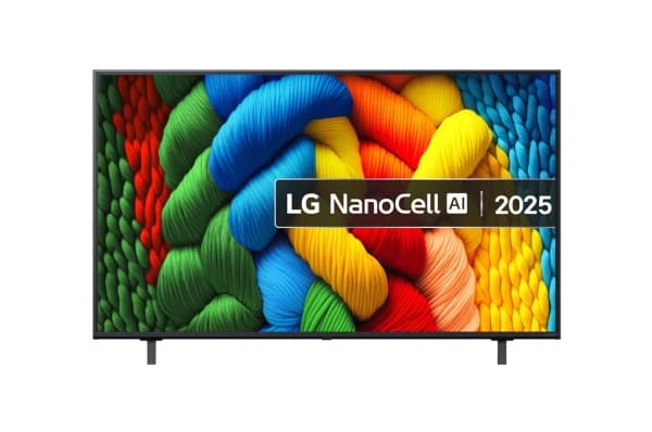 LG NanoCell AI 55NANO80A6B, 139,7 cm (55"), 3840 x 2160 piksler, NanoCell, Smart TV, Wi-Fi, Sort Sort
